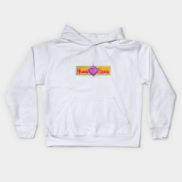 Horn OK Please! Kids Hoodie by Home Cyn Home 